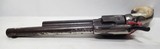 COLORFUL COLT SAA 44-40 ETCH PANEL NICKEL REVOLVER from COLLECTING TEXAS – CARVED PEARL GRIPS – 7 1/2” BARREL - 10 of 18