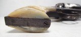 COLORFUL COLT SAA 44-40 ETCH PANEL NICKEL REVOLVER from COLLECTING TEXAS – CARVED PEARL GRIPS – 7 1/2” BARREL - 15 of 18