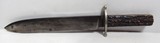 NICE LARGE EARLY HARRISON BROS. & HOWSON BOWIE KNIFE from COLLECTING TEXAS – CIRCA 1850 - No.45 NORFOLK ST, SHEFFIELD - 4 of 16