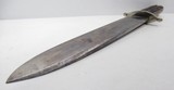 NICE LARGE EARLY HARRISON BROS. & HOWSON BOWIE KNIFE from COLLECTING TEXAS – CIRCA 1850 - No.45 NORFOLK ST, SHEFFIELD - 10 of 16