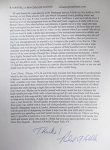 FANTASTIC BENCHMADE R.A. ROTELLA KNIFE with ORIGINAL CUSTOM SHEATH from COLLECTING TEXAS - 17 of 17