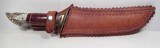 OUTSTANDING HANDMADE SILVEY CUSTOM KNIFE with ORIGINAL SHEATH from COLLECTING TEXAS - 10 of 14