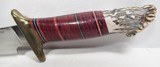 OUTSTANDING HANDMADE SILVEY CUSTOM KNIFE with ORIGINAL SHEATH from COLLECTING TEXAS - 5 of 14