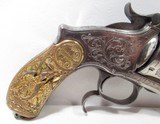 OUTSTANDING MODEL 3 S&W RUSSIAN 44 CAL. NIMSCHKE ENGRAVED REVOLVER from COLLECTING TEXAS – SCHULER HARTLEY & GRAHAM with KILLER WEXEL & DeGRESS GRIPS - 2 of 18