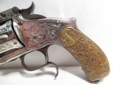 OUTSTANDING MODEL 3 S&W RUSSIAN 44 CAL. NIMSCHKE ENGRAVED REVOLVER from COLLECTING TEXAS – SCHULER HARTLEY & GRAHAM with KILLER WEXEL & DeGRESS GRIPS - 7 of 18