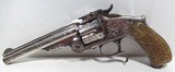 OUTSTANDING MODEL 3 S&W RUSSIAN 44 CAL. NIMSCHKE ENGRAVED REVOLVER from COLLECTING TEXAS – SCHULER HARTLEY & GRAHAM with KILLER WEXEL & DeGRESS GRIPS - 6 of 18