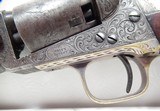 CIVIL WAR ERA GUSTAVE YOUNG ENGRAVED COLT 1849 POCKET REVOLVER from COLLECTING TEXAS – MADE 1861 – SIX SHOT VERSION - 6 of 15