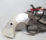 RARE and HISTORIC COLT S.A.A. BISLEY MODEL from COLLECTING TEXAS – OWNED by TEXAS SHERIFF – NICKEL with PEARL GRIPS - 7 of 19