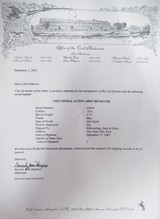 UNUSUAL ANTIQUE FACTORY ENGRAVED COLT SAA 45 from COLLECTING TEXAS – FRAME MADE 1876 – SHIPPED 1883 - 17 of 17