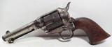 UNUSUAL ANTIQUE FACTORY ENGRAVED COLT SAA 45 from COLLECTING TEXAS – FRAME MADE 1876 – SHIPPED 1883 - 4 of 17
