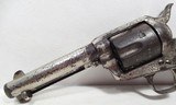 UNUSUAL ANTIQUE FACTORY ENGRAVED COLT SAA 45 from COLLECTING TEXAS – FRAME MADE 1876 – SHIPPED 1883 - 7 of 17