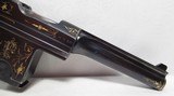 RARE PRESENTATION BERGMAN-BAYARD COMMERCIAL MODEL 1910 PISTOL from COLLECTING TEXAS – INLAID GOLD with ORIGINAL HOLSTER - 4 of 21