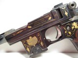 RARE PRESENTATION BERGMAN-BAYARD COMMERCIAL MODEL 1910 PISTOL from COLLECTING TEXAS – INLAID GOLD with ORIGINAL HOLSTER - 8 of 21