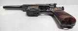 RARE PRESENTATION BERGMAN-BAYARD COMMERCIAL MODEL 1910 PISTOL from COLLECTING TEXAS – INLAID GOLD with ORIGINAL HOLSTER - 15 of 21