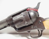 COLORFUL WESTERN SHIPPED COLT S.A.A. 45 from COLLECTING TEXAS – SHIPPED 1878 with MOOSE BRAND LEATHER GOODS HOLSTER - 6 of 22