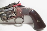 VERY EARLY S&W MODEL 3 AMERICAN SINGLE ACTION 44 REVOLVER from COLLECTING TEXAS – CIRCA 1872 - NICKEL - 2 of 15