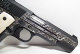 FINE COLT 1911 – 38 SUPER SLIDE (1967) with 22 CONVERSION UNIT from COLLECTING TEXAS – COLT MASTER ENGRAVED - 9 of 20