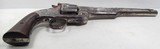 VERY EARLY S&W MODEL 3 AMERICAN SINGLE ACTION 44 REVOLVER from COLLECTING TEXAS – CIRCA 1872 - NICKEL - 11 of 15