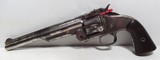 VERY EARLY S&W MODEL 3 AMERICAN SINGLE ACTION 44 REVOLVER from COLLECTING TEXAS – CIRCA 1872 - NICKEL - 1 of 15