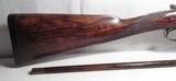 FINE ANTIQUE MORTIMER BEST BOXLOCK DOUBLE BARREL 12 GAUGE from COLLECTING TEXAS – MADE 1896 – ORIGINAL OAK and LEATHER CASE - 6 of 25