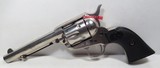 HIGH CONDITION COLT SAA 44-40 from COLLECTING TEXAS – NICKEL FINISH with 5 1/2” BARREL – “COLT FRONTIER SIX SHOOTER” from UTAH - 1 of 21