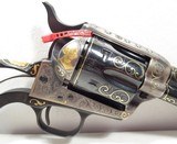 1981 COLT S.A.A. 44 SPECIAL REVOLVER from COLLECTING TEXAS – ALVIN WHITE ENGRAVED with GOLD LINE – IVORY GRIPS - 10 of 25