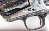 1981 COLT S.A.A. 44 SPECIAL REVOLVER from COLLECTING TEXAS – ALVIN WHITE ENGRAVED with GOLD LINE – IVORY GRIPS - 5 of 25