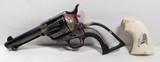 1981 COLT S.A.A. 44 SPECIAL REVOLVER from COLLECTING TEXAS – ALVIN WHITE ENGRAVED with GOLD LINE – IVORY GRIPS - 1 of 25