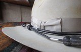 AMERICAN HAT COMPANY “COWPUNCHER” COWBOY HAT from COLLECTING TEXAS – SHIPPED to HUNTSVILLE, TEXAS for RODEO COWBOY JIMMY YOUNGBLOOD - 4 of 15