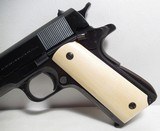 OUTSTANDING COLT GOVERNMENT MODEL 1911 PISTOL from COLLECTING TEXAS – SHIPPED to AUSTIN, TEXAS in 1947 – IVORY GRIPS - 7 of 20