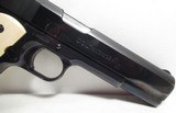 OUTSTANDING COLT GOVERNMENT MODEL 1911 PISTOL from COLLECTING TEXAS – SHIPPED to AUSTIN, TEXAS in 1947 – IVORY GRIPS - 4 of 20