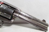FACTORY ENGRAVED COLT SINGLE ACTION ARMY 45 REVOLVER from COLLECTING TEXAS – SHIPPED to KANSAS in 1901 – PEARL GRIPS - 8 of 18
