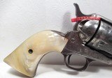FACTORY ENGRAVED COLT SINGLE ACTION ARMY 45 REVOLVER from COLLECTING TEXAS – SHIPPED to KANSAS in 1901 – PEARL GRIPS - 7 of 18