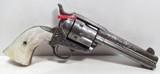 REALLY NICE COLT SINGLE ACTION ARMY 45 FACTORY ENGRAVED REVOLVER from COLLECTING TEXAS – SHIPPED 1911 – PEARL GRIPS