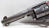 REALLY NICE COLT SINGLE ACTION ARMY 45 FACTORY ENGRAVED REVOLVER from COLLECTING TEXAS – SHIPPED 1911 – PEARL GRIPS - 7 of 18