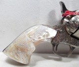 OUTSTANDING FACTORY ENGRAVED LETTERED TEXAS SHIPPED COLT SINGLE ACTION ARMY 45 REVOLVER from COLLECTING TEXAS - 2 of 19