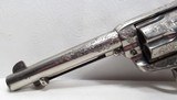 OUTSTANDING FACTORY ENGRAVED LETTERED TEXAS SHIPPED COLT SINGLE ACTION ARMY 45 REVOLVER from COLLECTING TEXAS - 8 of 19
