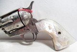 OUTSTANDING FACTORY ENGRAVED LETTERED TEXAS SHIPPED COLT SINGLE ACTION ARMY 45 REVOLVER from COLLECTING TEXAS - 6 of 19