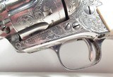 OUTSTANDING FACTORY ENGRAVED LETTERED TEXAS SHIPPED COLT SINGLE ACTION ARMY 45 REVOLVER from COLLECTING TEXAS - 7 of 19