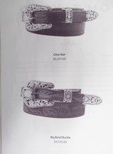 SUNSET TRAILS RANGER BUCKLE SET Sold by CURIOUS GEORGE of ASPEN, COLORADO from COLLECTING TEXAS – 3-PIECE SET in STERLING SILVER and 10K GOLD - 12 of 12