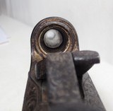 RARE REMINGTON 1866 ROLLING BLOCK IVORY STOCKED and ENGRAVED ANTIQUE PISTOL from COLLECTING TEXAS - 7 of 23