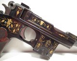 RARE PRESENTATION BERGMAN-BAYARD COMMERCIAL MODEL 1910 PISTOL from COLLECTING TEXAS – INLAID GOLD with ORIGINAL HOLSTER - 3 of 22
