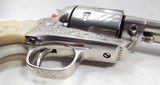 GREAT TEXAS SHIPPED COLT S.A.A. 45 REVOLVER from COLLECTING TEXAS – WOLF & KLAR ENGRAVED – CARVED PEARL GRIPS – MADE 1924 - 15 of 18