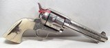 FINE TEXAS SHIPPED COLT S.A.A. 45 REVOLVER from COLLECTING TEXAS – SHIPPED 1922 – WOLF & KLAR ENGRAVED