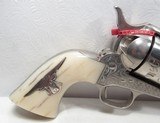 FINE TEXAS SHIPPED COLT S.A.A. 45 REVOLVER from COLLECTING TEXAS – SHIPPED 1922 – WOLF & KLAR ENGRAVED - 2 of 18