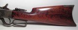 SOLD!!! - EXTREMELY RARE ANTIQUE BULLARD LARGE FRAME SPECIAL ORDER DELUXE MODEL 1886 RIFLE from COLLECTING TEXAS - 2 of 24