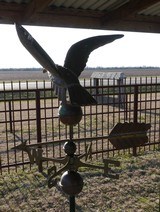 ANTIQUE COPPER FLYING EAGLE WEATHER VANE from COLLECTING TEXAS - 12 of 13