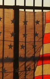 AUTHENTIC 42 STAR U.S. CAVALRY FLAG from COLLECTING TEXAS – FLOWN at FORT ROBINSON, NEBRASKA – CIRCA 1890 - 4 of 7
