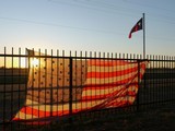 AUTHENTIC 42 STAR U.S. CAVALRY FLAG from COLLECTING TEXAS – FLOWN at FORT ROBINSON, NEBRASKA – CIRCA 1890 - 2 of 7