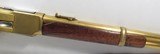 JACK CASE 101 RANCH GOLD PLATED WINCHESTER 1873 SADDLE RING CARBINE from COLLECTING TEXAS – COMES with VINTAGE POCKET WATCH - 5 of 24